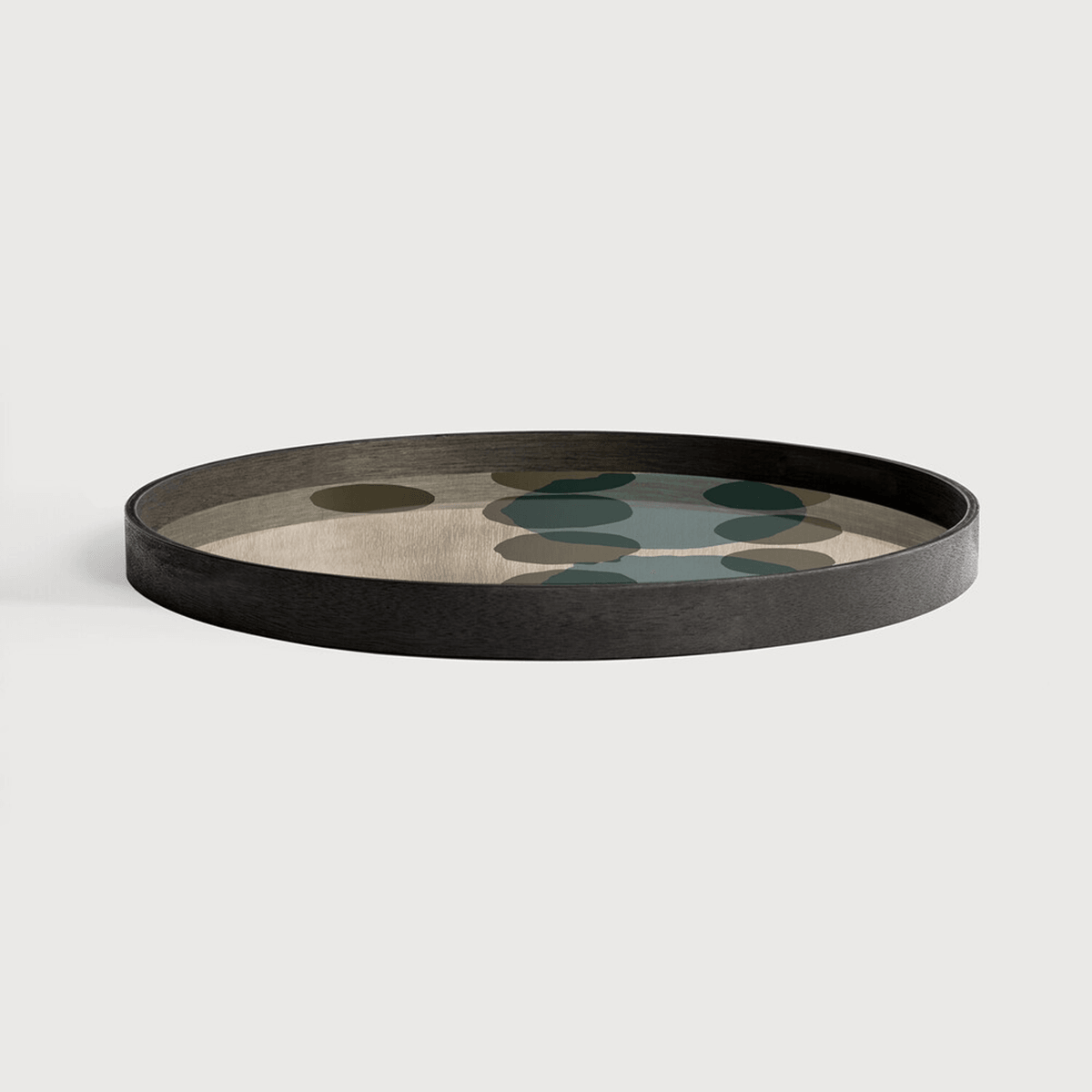 Large Round Layered Dots Tray