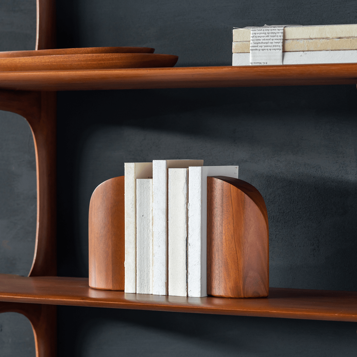 Dark Mahogany PI Book Ends - Thumbnail 4