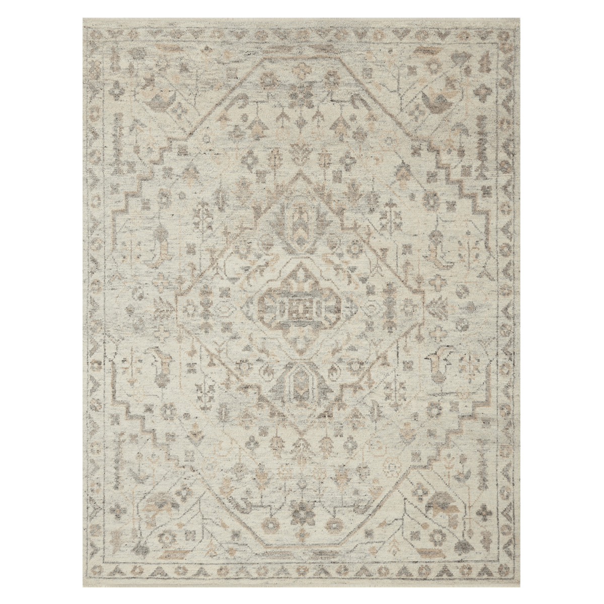 Marco Hand Knotted Rug in Ivory/Taupe | Loloi – Urban Natural Home