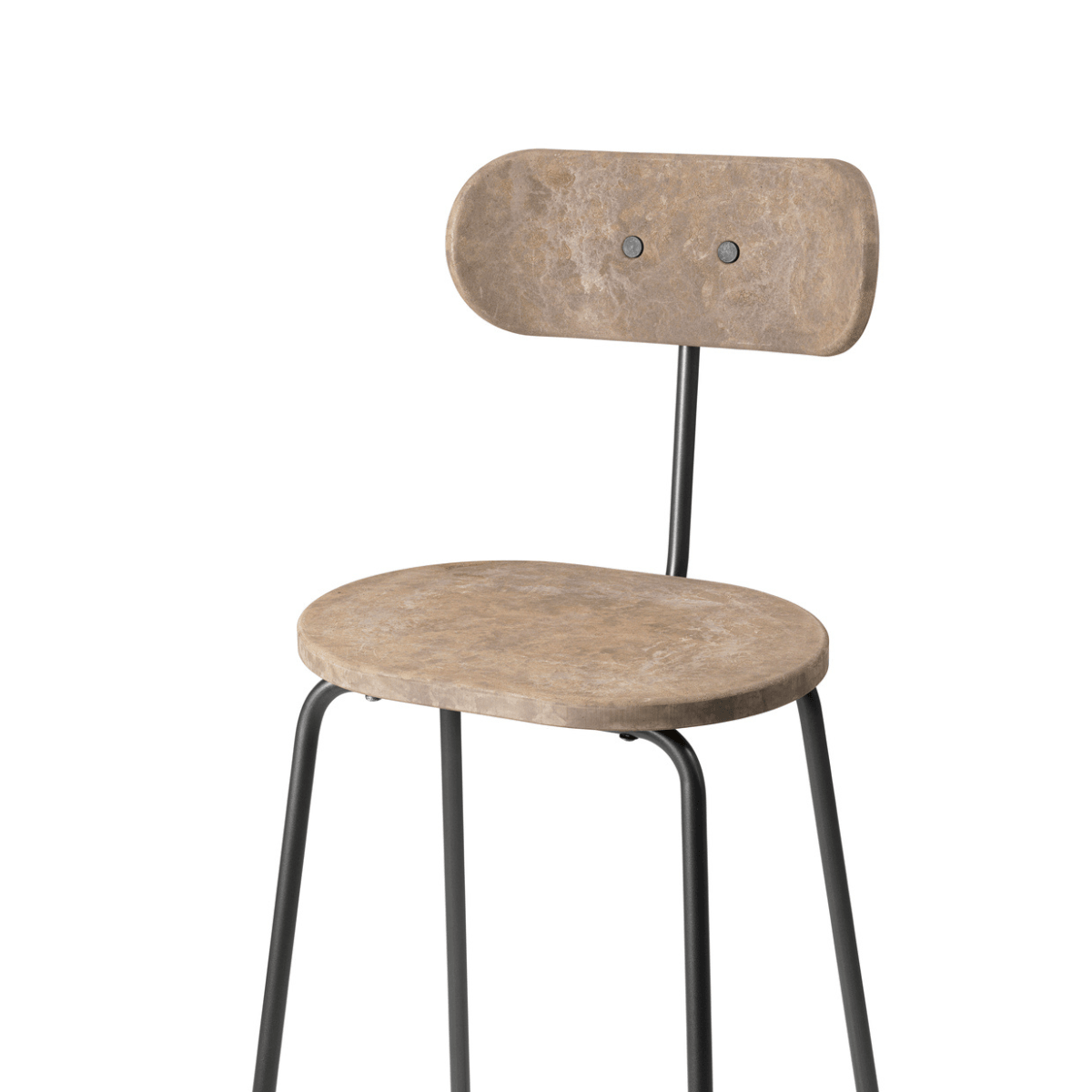 Earth Stool with Backrest Urban Natural Home